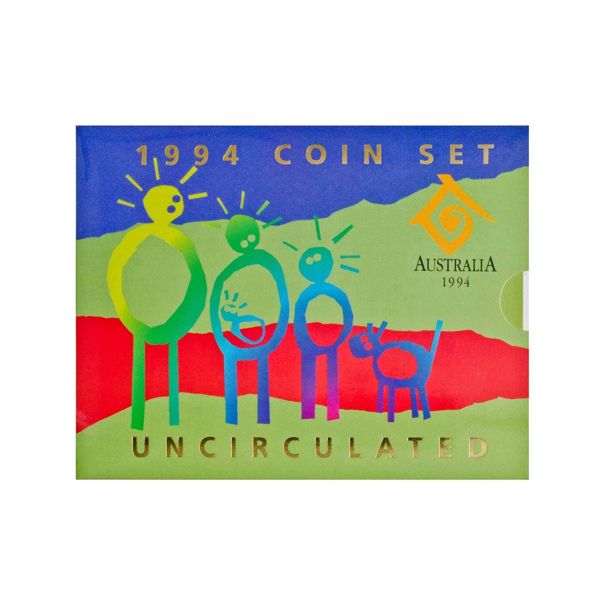 1994 6-Coin Mint Set with Wide Date 50c - Image 3