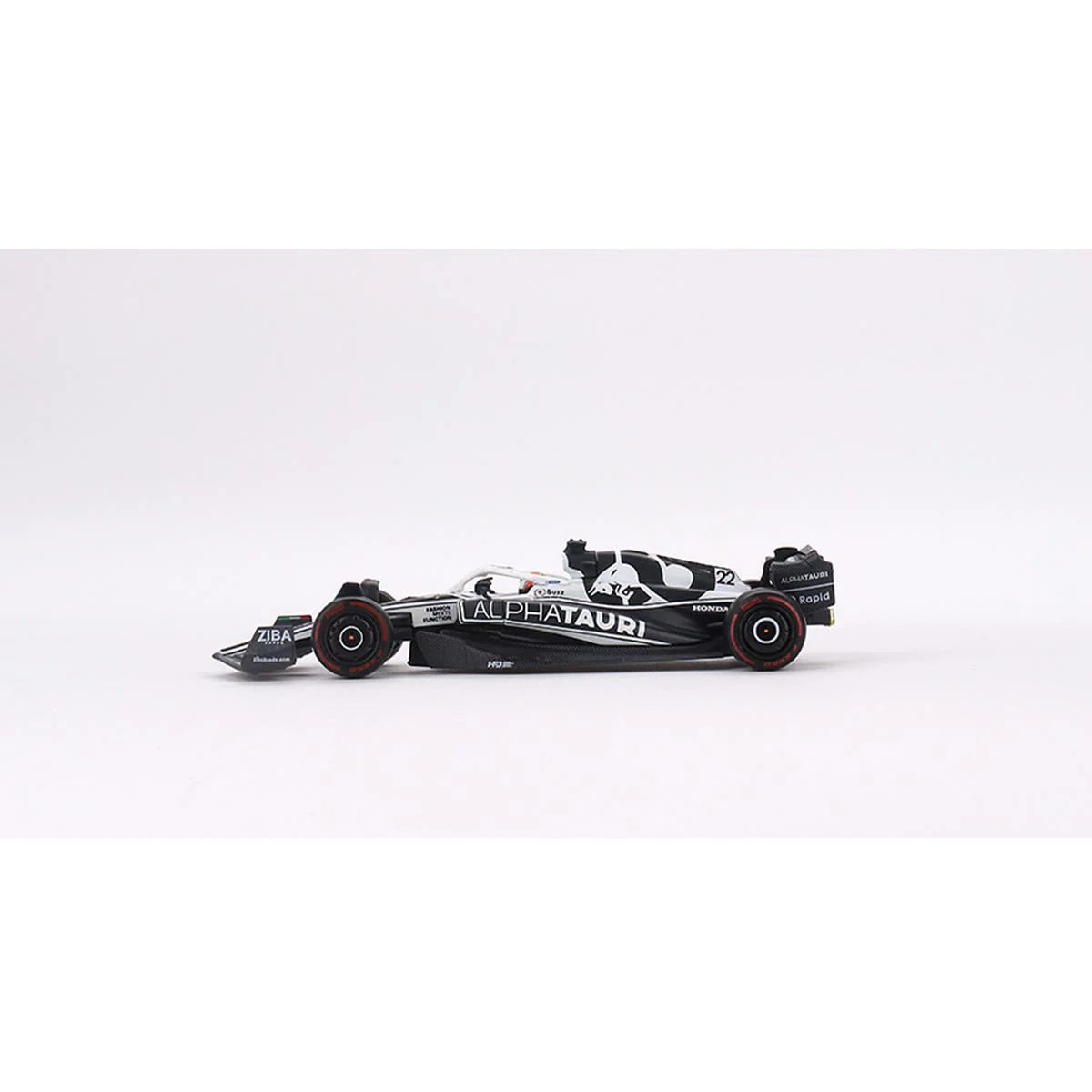 AlphaTauri AT03 #22 Yuki Tsunoda 2022 Abu Dhabi Grand Prix - 1:64 Scale Diecast Model Car - Image 3