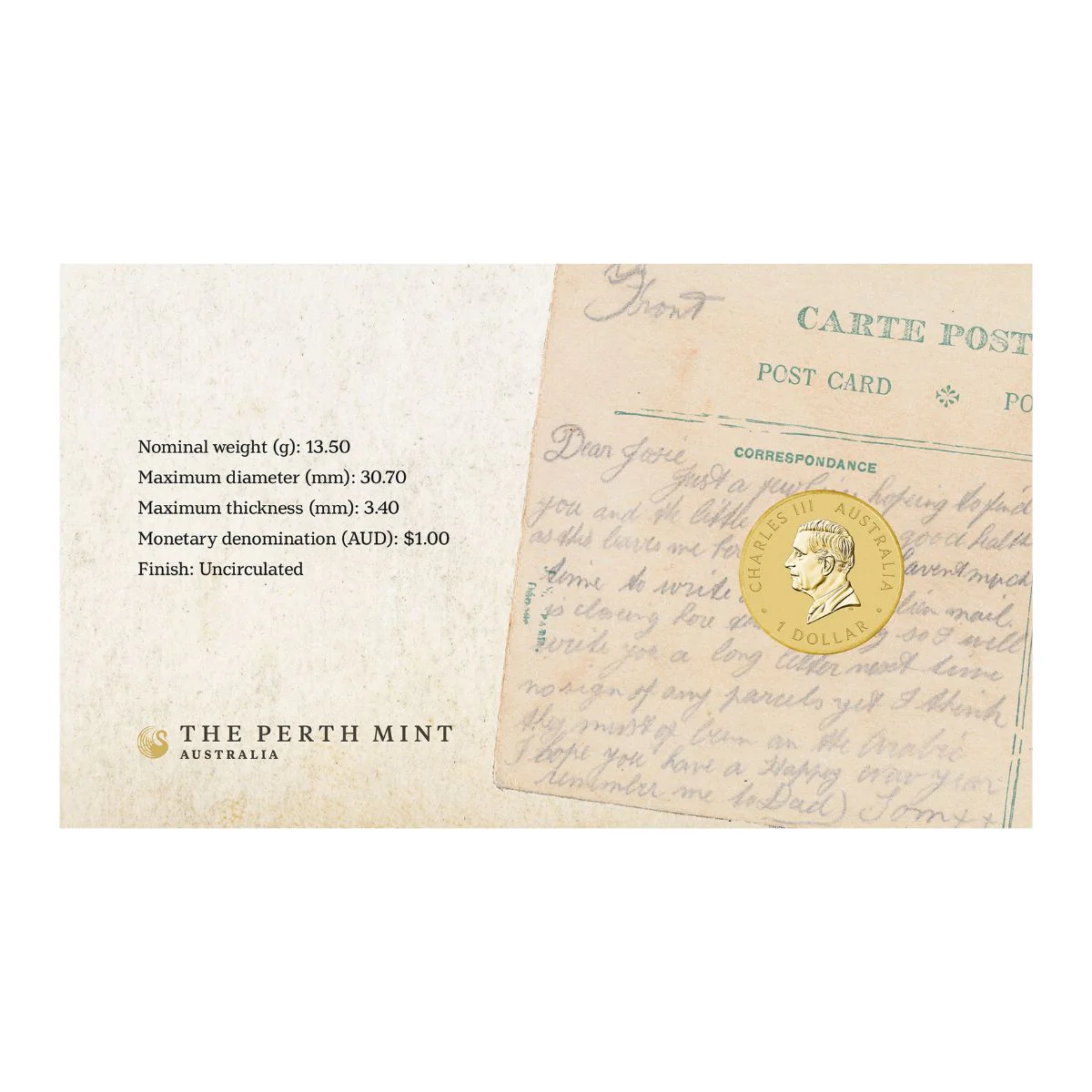 ANZAC Day 2025 $1 Stamp & Coin Cover - Image 6