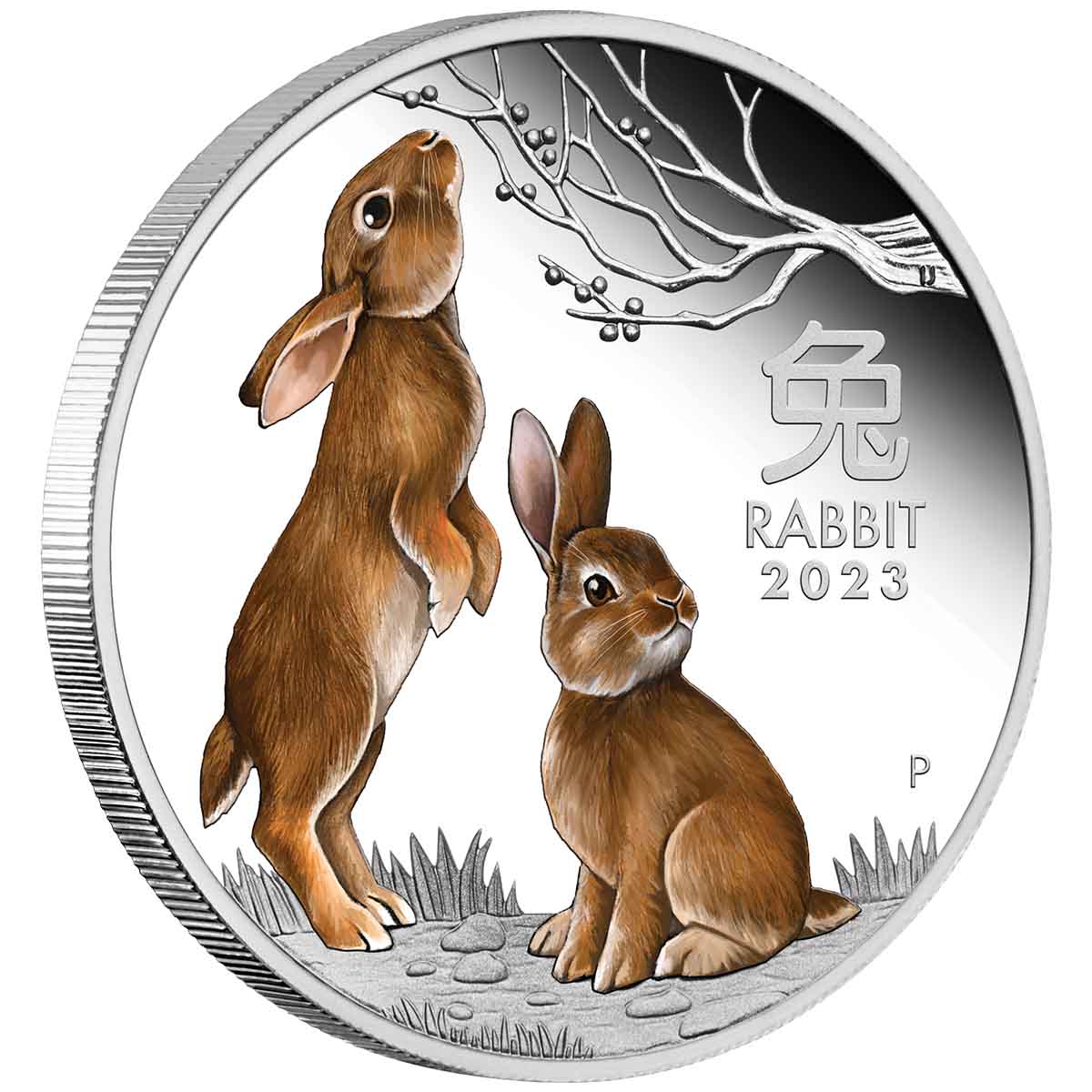 Australian Lunar Series III 2023 Year of the Rabbit 1oz Silver Trio - Image 3