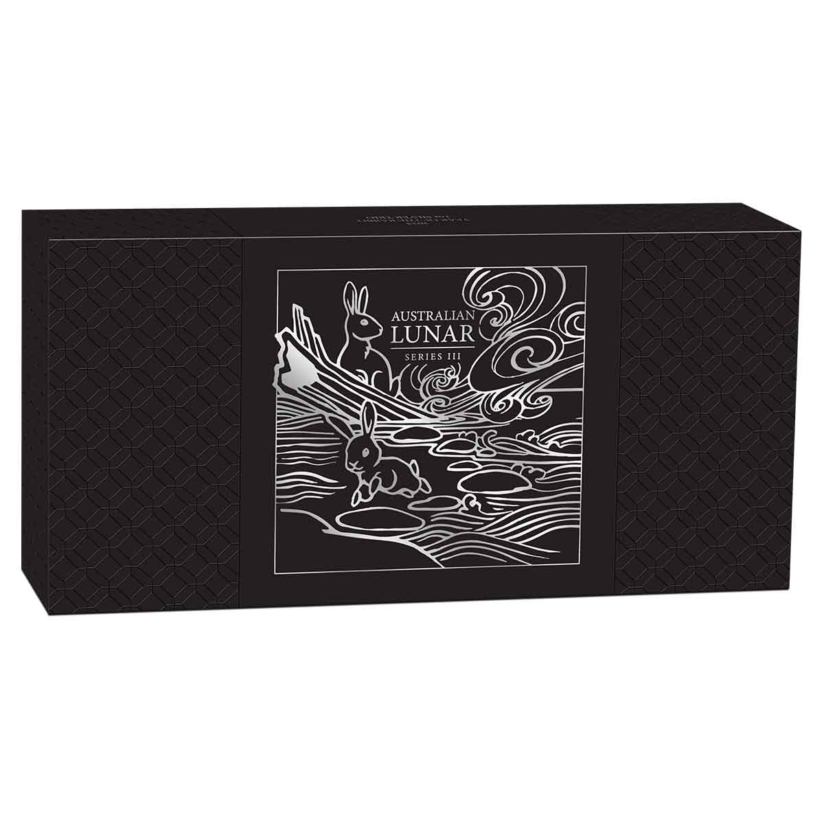 Australian Lunar Series III 2023 Year of the Rabbit 1oz Silver Trio - Image 7