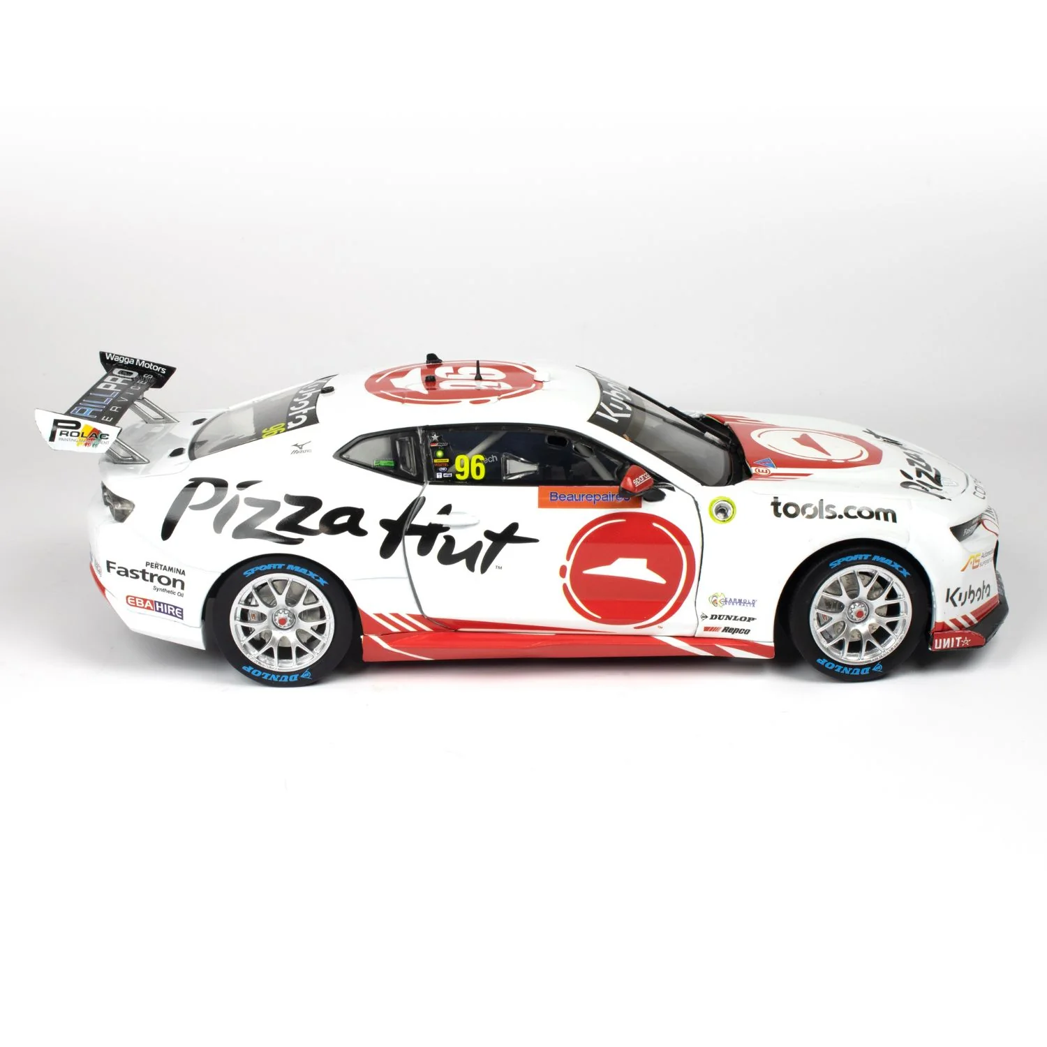 CHEVROLET CAMARO GEN3 ZL1 - BJR - JONES #96 - 2023 Beaurepaires Melbourne 400 - Race 3 - 1:43 Scale Diecast Model Car - Image 7