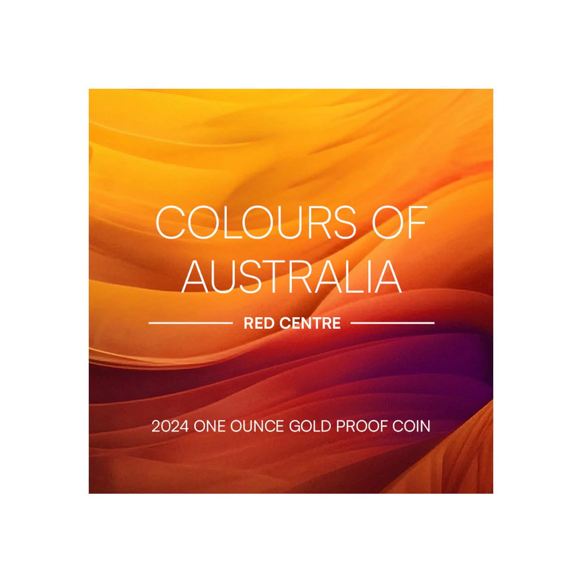 Colours of Australia 2024 $100 Red Centre 1oz Gold Proof Coin - Image 5