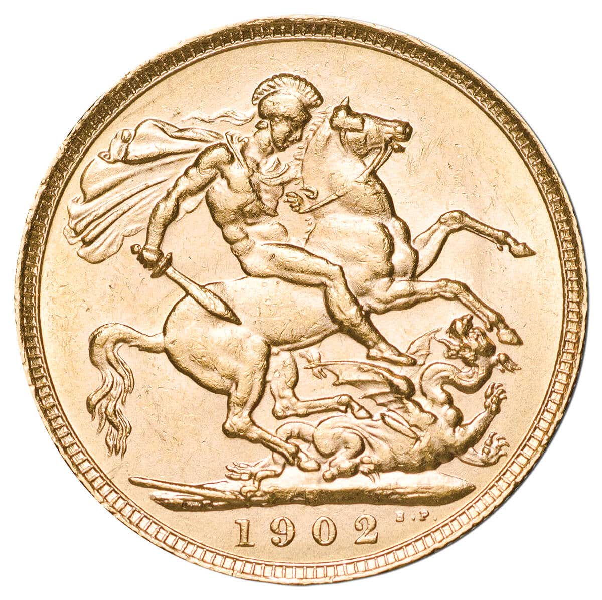 Edward VII 1902 M,P,S Gold Sovereign Trio Extremely Fine-about Uncirculated - Image 4