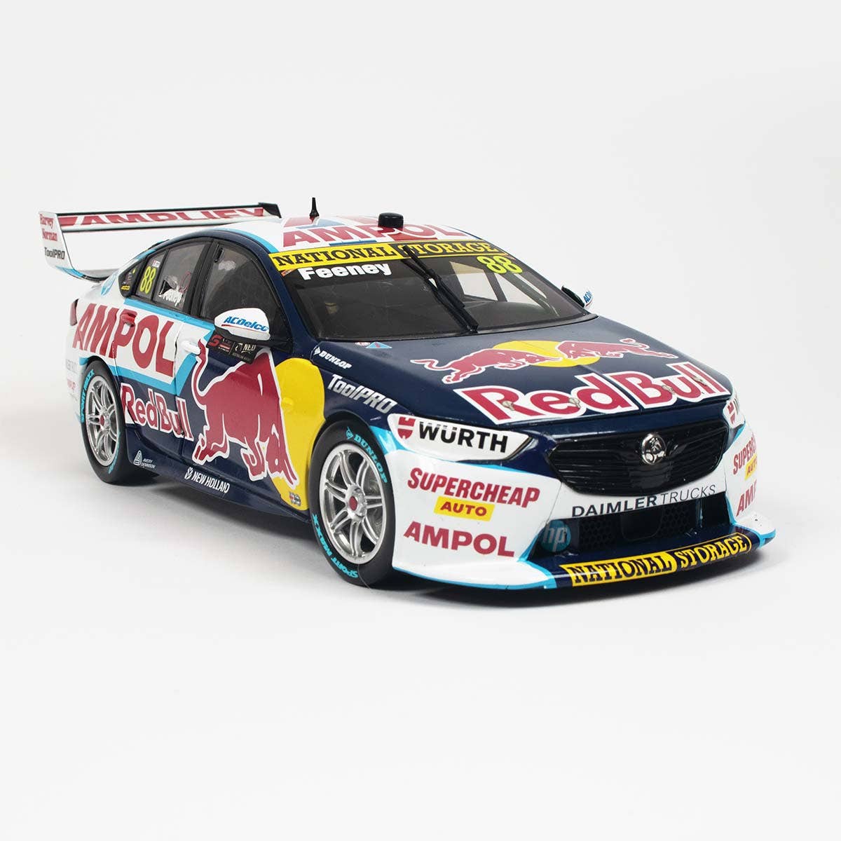 HOLDEN ZB COMMODORE - RED BULL AMPOL RACING - BROC FEENEY #88 - 2022 NED Whisky Tasmania Supersprint Race 4 RUNNER-UP - 1:18 Scale Diecast Model Car - Image 3