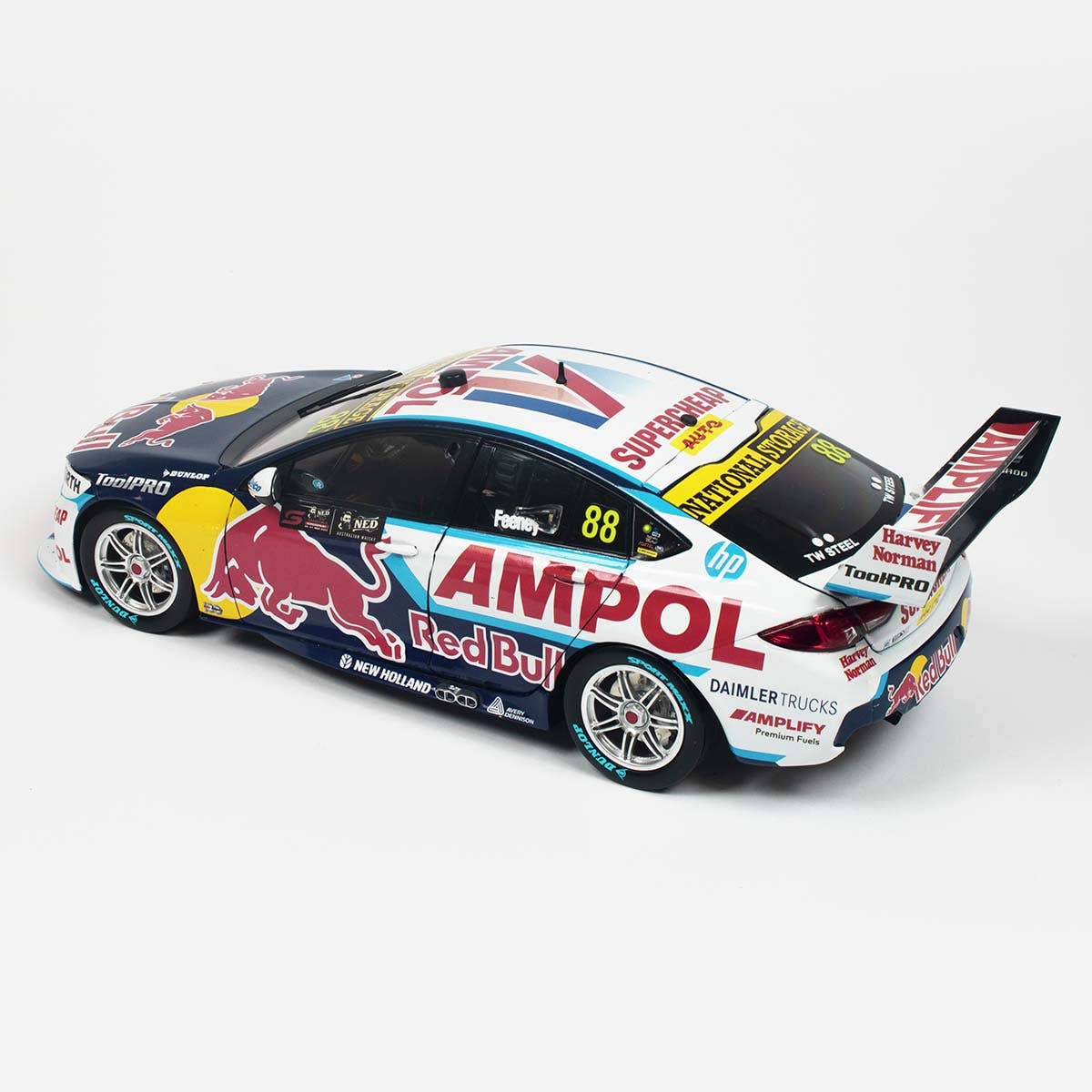 HOLDEN ZB COMMODORE - RED BULL AMPOL RACING - BROC FEENEY #88 - 2022 NED Whisky Tasmania Supersprint Race 4 RUNNER-UP - 1:18 Scale Diecast Model Car - Image 5
