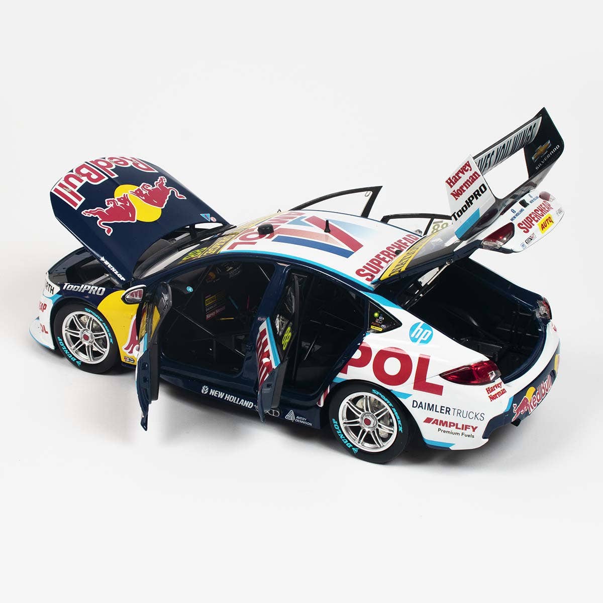 HOLDEN ZB COMMODORE - RED BULL AMPOL RACING - BROC FEENEY #88 - 2022 NED Whisky Tasmania Supersprint Race 4 RUNNER-UP - 1:18 Scale Diecast Model Car - Image 7