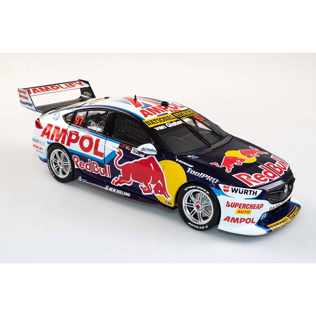 HOLDEN ZB COMMODORE - RED BULL AMPOL RACING - SHANE VAN GISBERGEN #97 - 2022 Bunnings Trade Perth Supernight Race 10 - 600th Holden Race Win - Winner - 1:18 Scale Diecast Model Car - Image 4