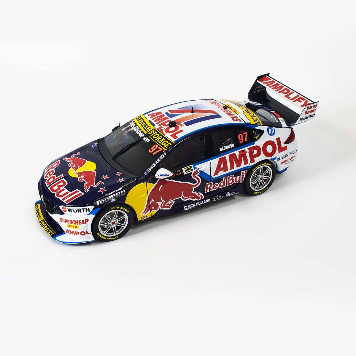 HOLDEN ZB COMMODORE - RED BULL AMPOL RACING - VAN GISBERGEN #97 - 2022 ITM Auckland Supersprint (Last Race at Pukekohe) - 1:43 Scale Diecast Model Car - Image 3