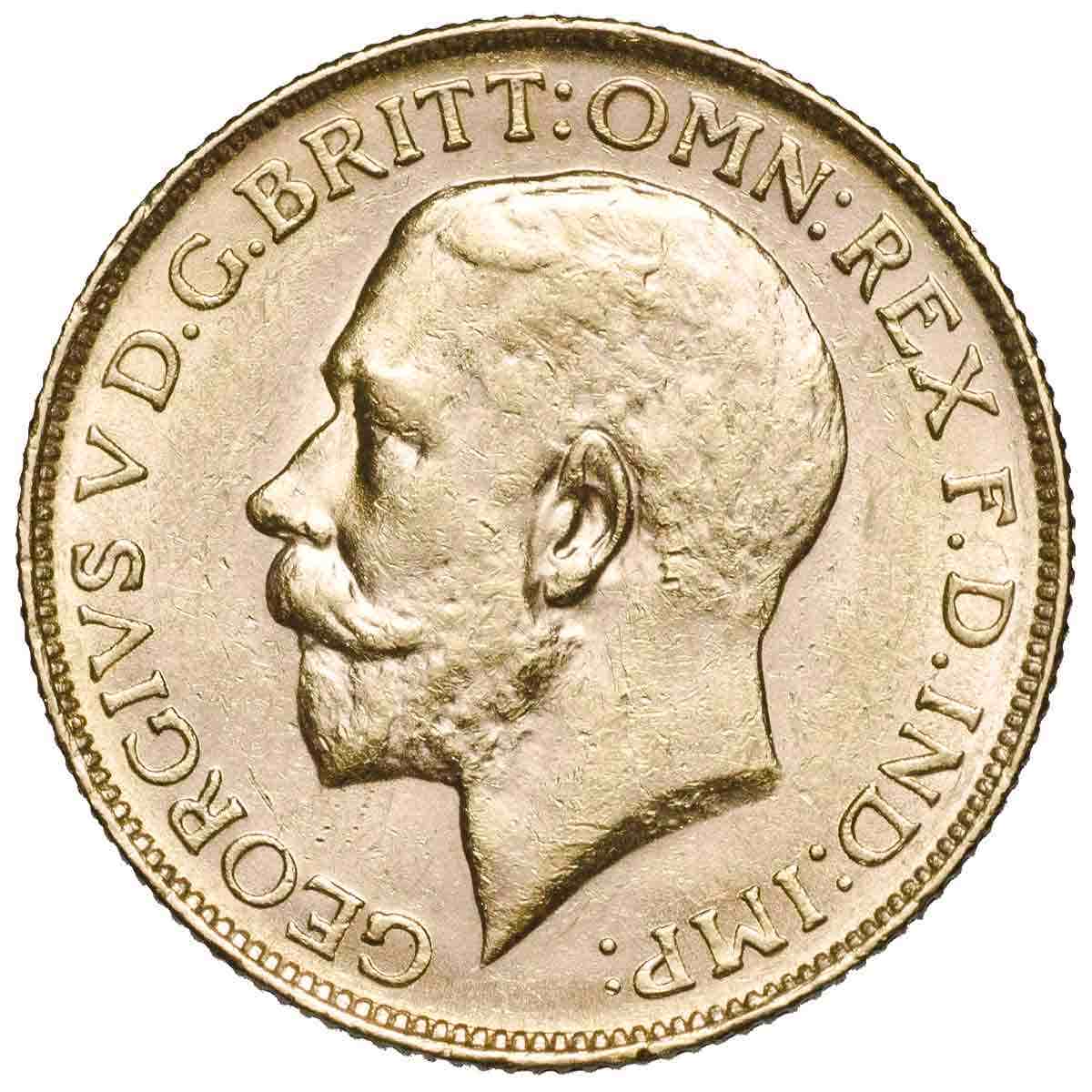 George V 1917 M,S,P Gold Sovereign Trio Extremely Fine-about Uncirculated - Image 3