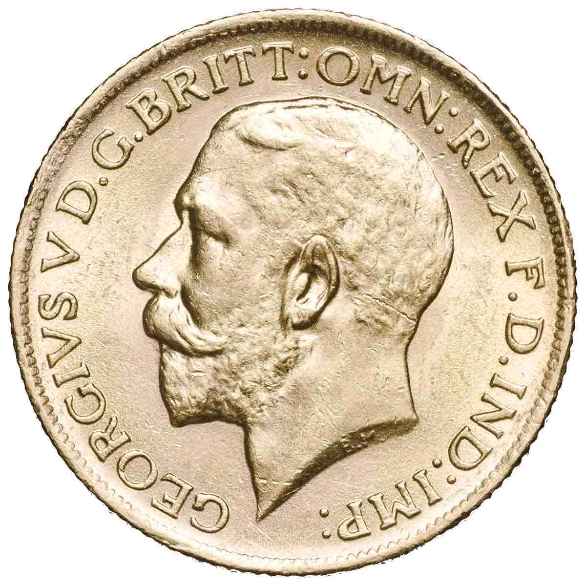 George V 1917 M,S,P Gold Sovereign Trio Extremely Fine-about Uncirculated - Image 5