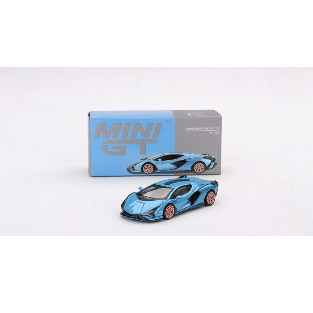 Lamborghini Si¡n FKP 37  Ble Aegir - 1:64 Scale Model Car - Image 4