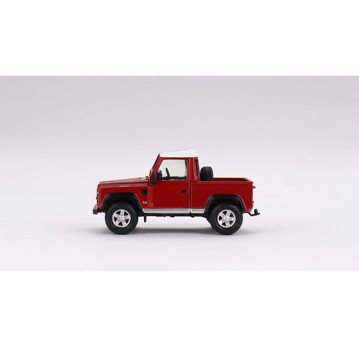 Land Rover Defender 90 Pickup Masai Red - 1:64 Scale Diecast  Model Car - Image 3