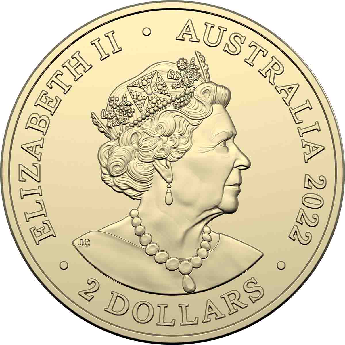 Australia Lest We Forget Peacekeeping 75th Anniversary 2022 $2 Colour Aluminium-Bronze Uncirculated 25-Coin RAM Mint Roll - Image 3