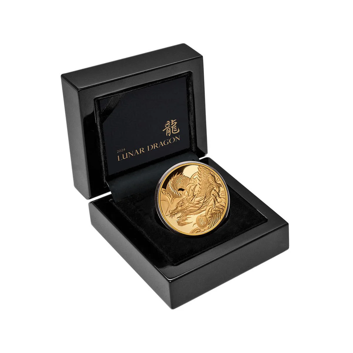 Lunar Year of the Dragon 2024 $100 1oz Gold Proof Coin - Image 3