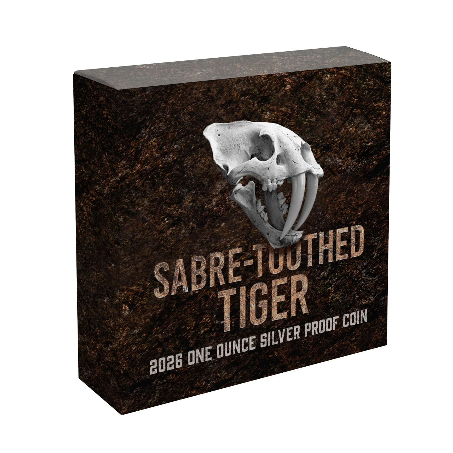 Sabre-Toothed Tiger 2026 $1 1oz Silver Proof Coin - Image 4