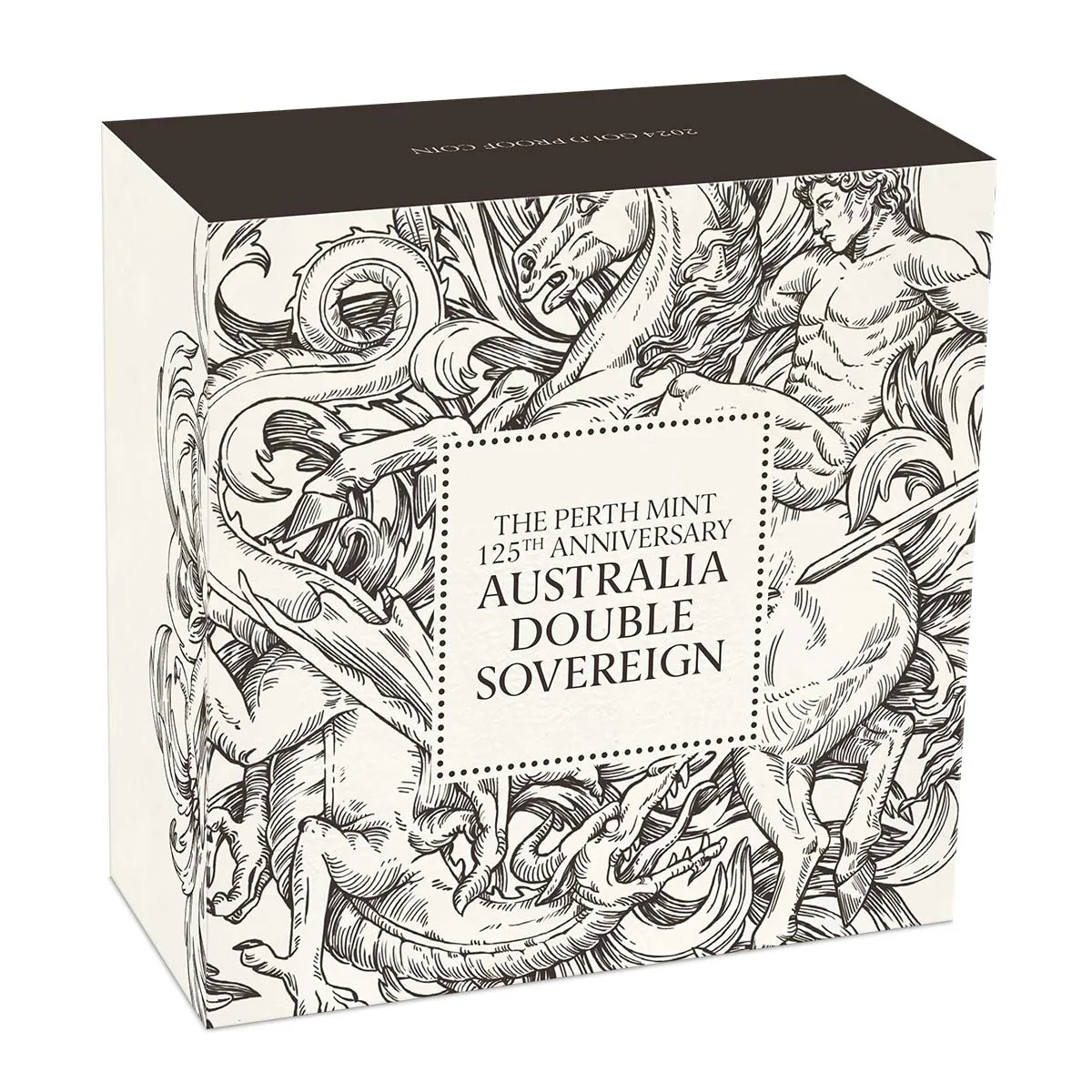 Australia Perth Mint 125th Anniversary 2024 $50 Double Sovereign Gold Proof Coin - Image 4