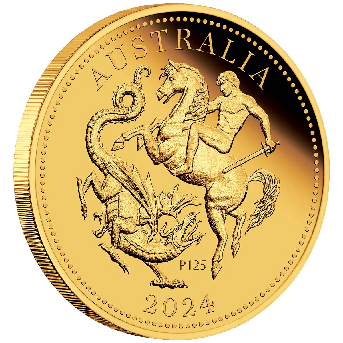 The Perth Mint 125th Anniversary Australia Sovereign 2024 Gold Proof Three-Coin Set - Image 3