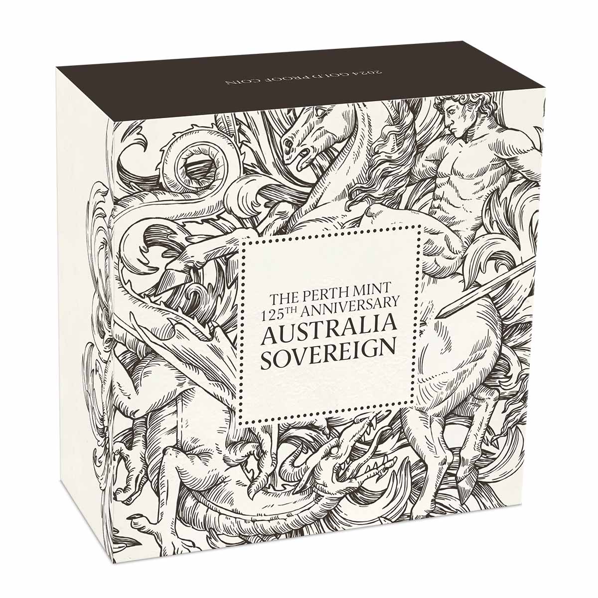 Australia Perth Mint 125th Anniversary 2024 $25 Sovereign Gold Proof Coin - Image 4